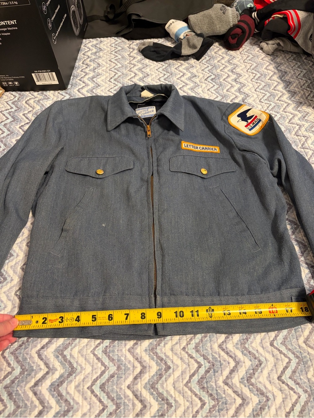 Letter Carrier Blue Work Jacket - Picture 10 of 14
